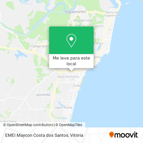 EMEI Maycon Costa dos Santos mapa