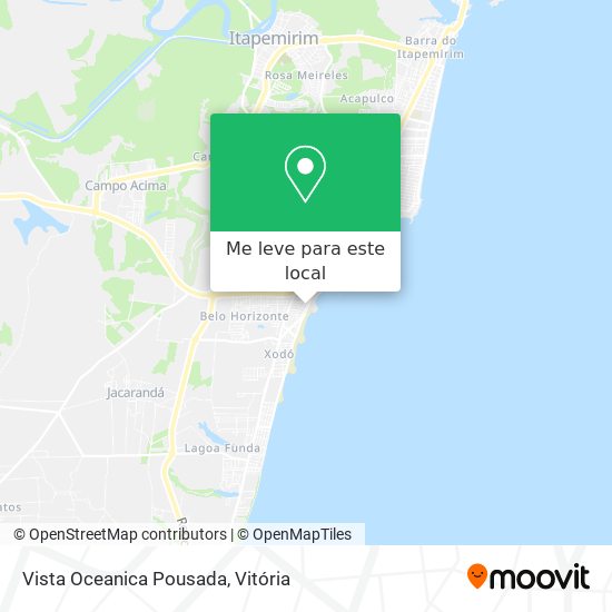 Vista Oceanica Pousada mapa