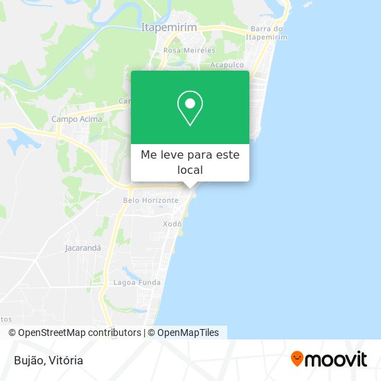 Bujão mapa