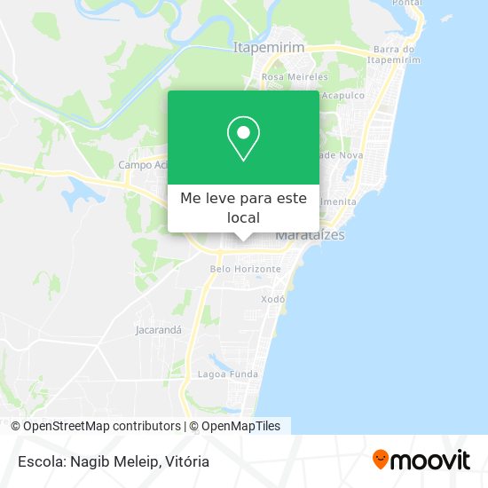 Escola: Nagib Meleip mapa