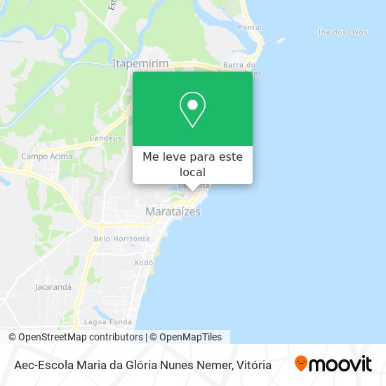 Aec-Escola Maria da Glória Nunes Nemer mapa