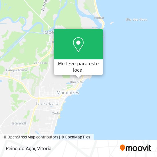 Reino do Açaí mapa