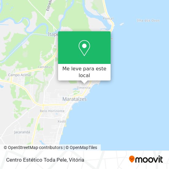 Centro Estético Toda Pele mapa