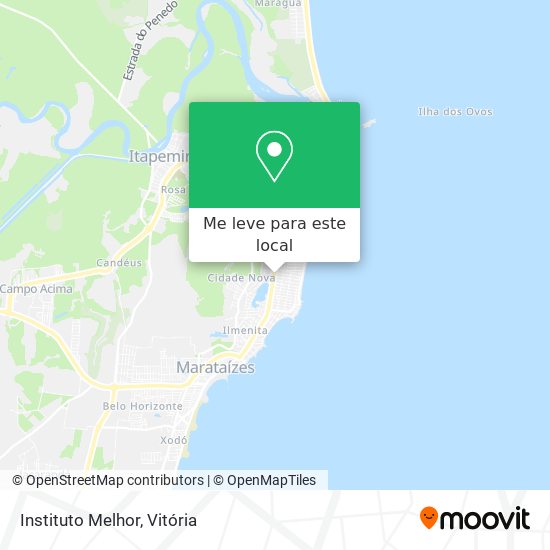 Instituto Melhor mapa