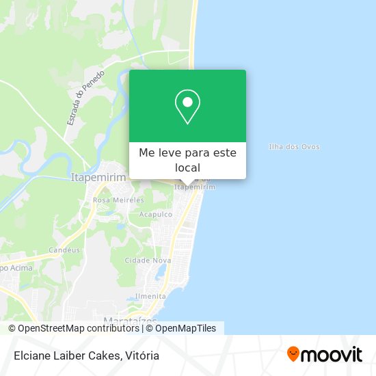 Elciane Laiber Cakes mapa