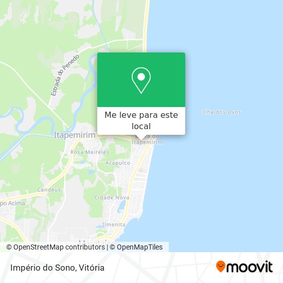Império do Sono mapa