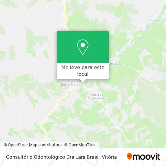 Consultório Odontológico Dra Lara Brasil mapa