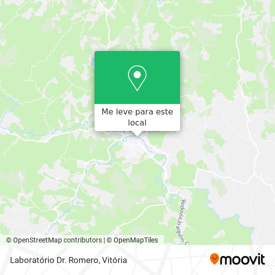 Laboratório Dr. Romero mapa