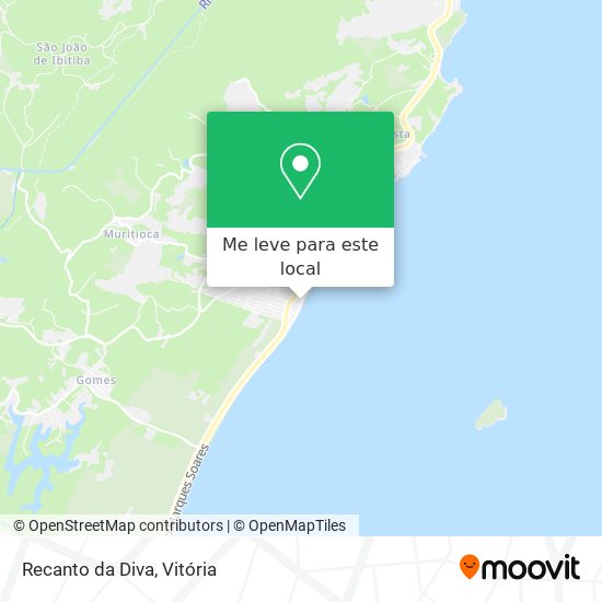 Recanto da Diva mapa