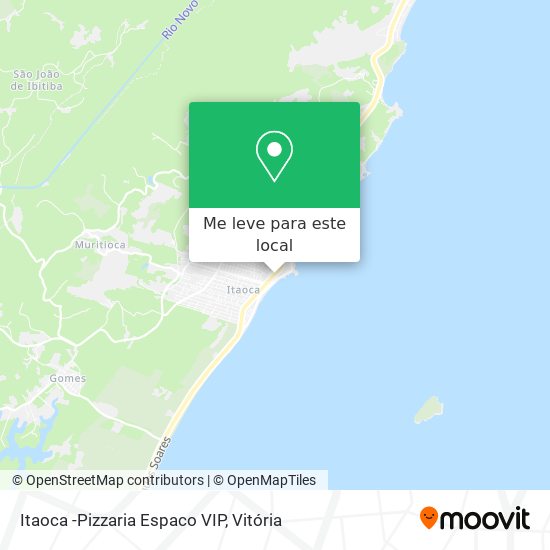 Itaoca -Pizzaria Espaco VIP mapa