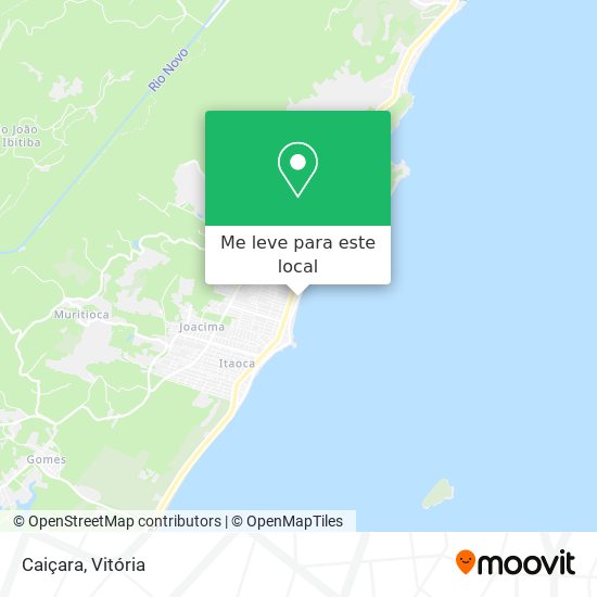 Caiçara mapa