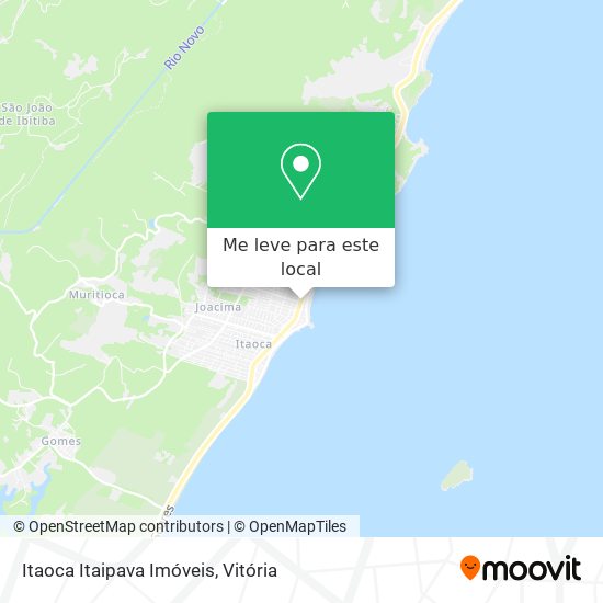 Itaoca Itaipava Imóveis mapa