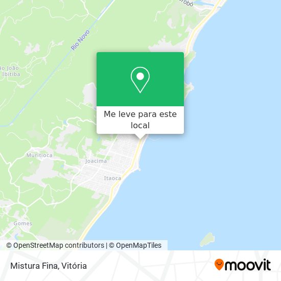 Mistura Fina mapa