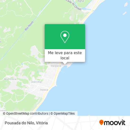 Pousada do Nilo mapa