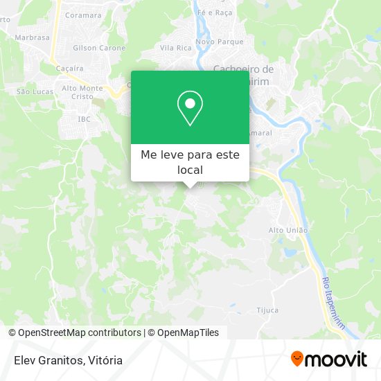 Elev Granitos mapa