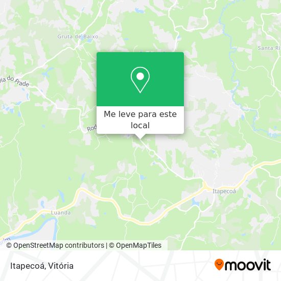 Itapecoá mapa