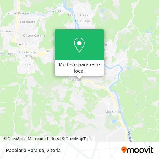 Papelaria Paraíso mapa