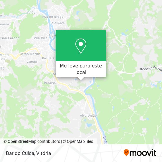 Bar do Cuica mapa
