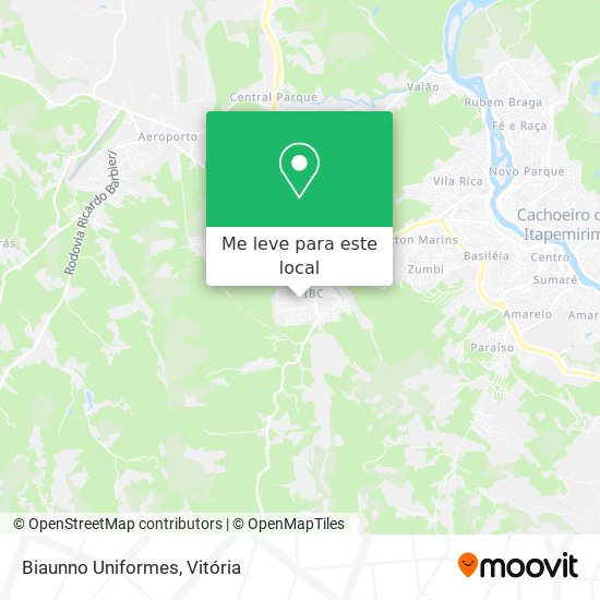 Biaunno Uniformes mapa