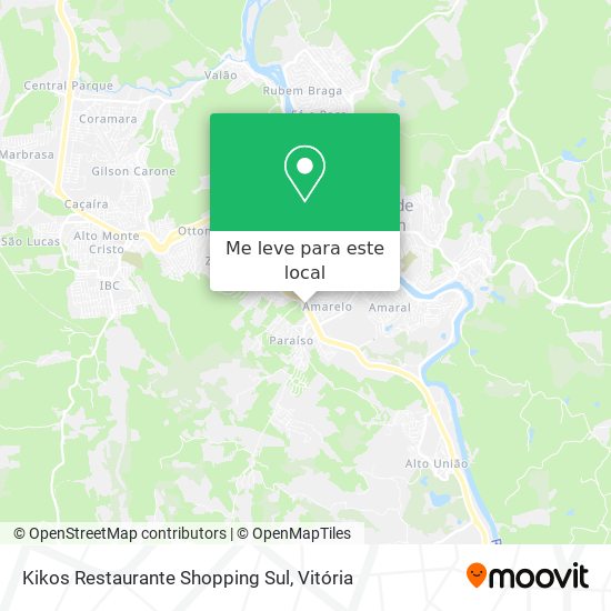 Kikos Restaurante Shopping Sul mapa