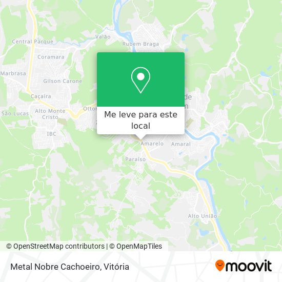 Metal Nobre Cachoeiro mapa
