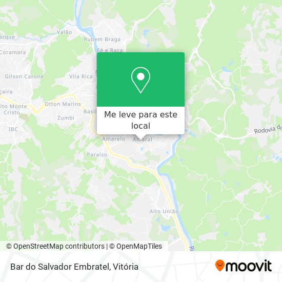Bar do Salvador Embratel mapa