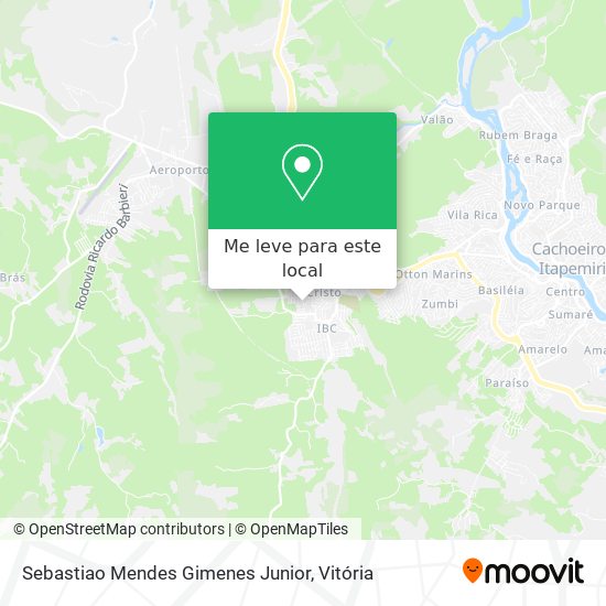 Sebastiao Mendes Gimenes Junior mapa