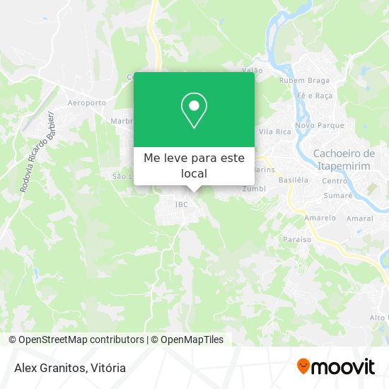 Alex Granitos mapa