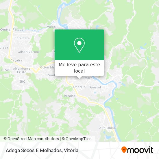 Adega Secos E Molhados mapa