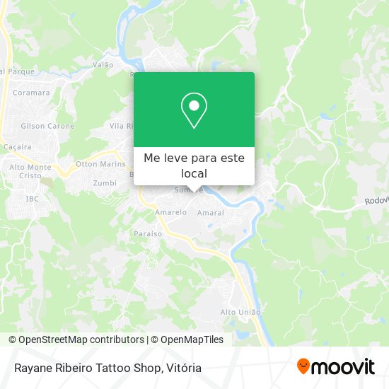 Rayane Ribeiro Tattoo Shop mapa