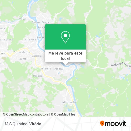 M S Quintino mapa