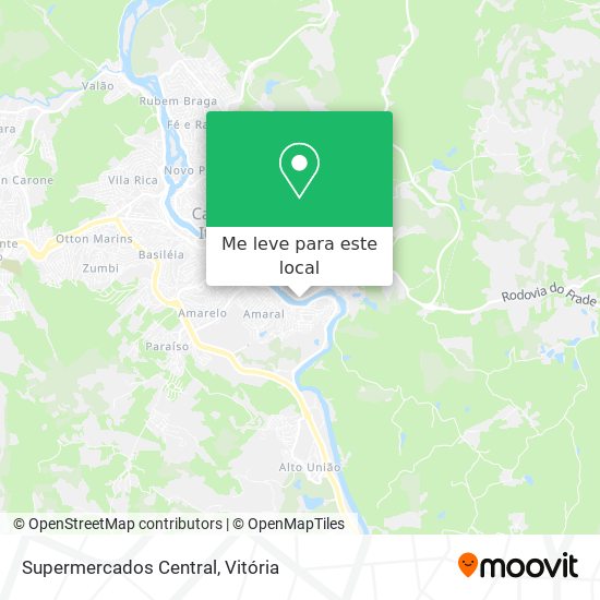 Supermercados Central mapa