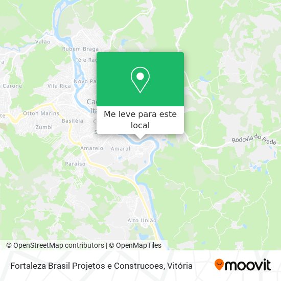 Fortaleza Brasil Projetos e Construcoes mapa