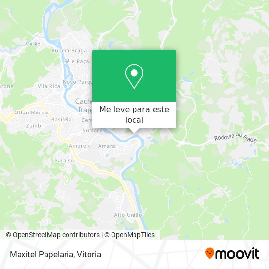 Maxitel Papelaria mapa