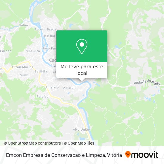 Emcon Empresa de Conservacao e Limpeza mapa