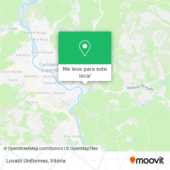 Lovatti Uniformes mapa