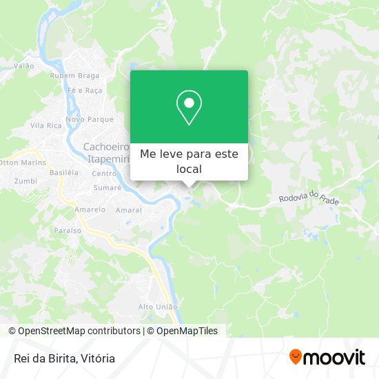 Rei da Birita mapa