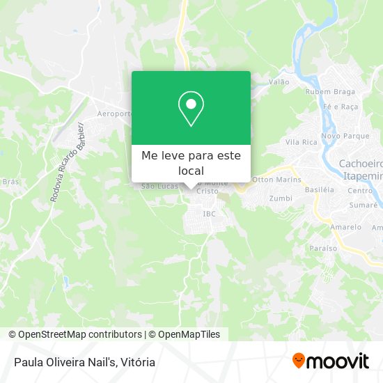 Paula Oliveira Nail's mapa