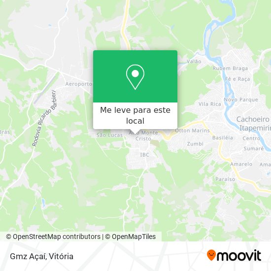 Gmz Açaí mapa