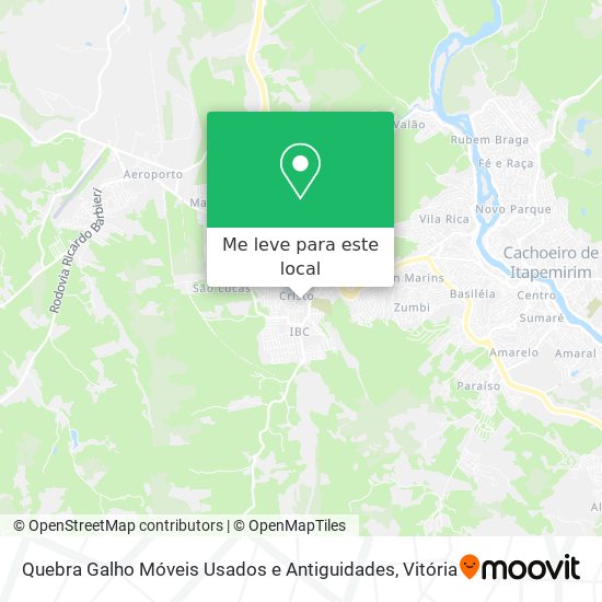 Quebra Galho Móveis Usados e Antiguidades mapa