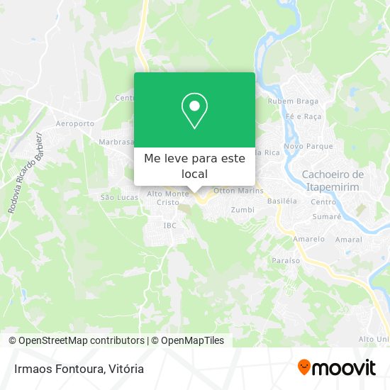 Irmaos Fontoura mapa