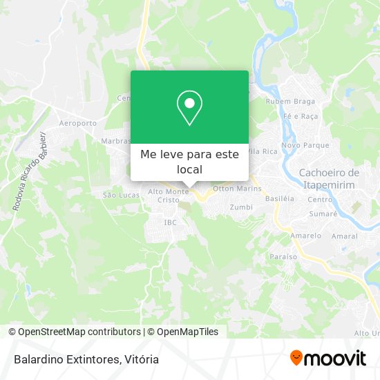 Balardino Extintores mapa