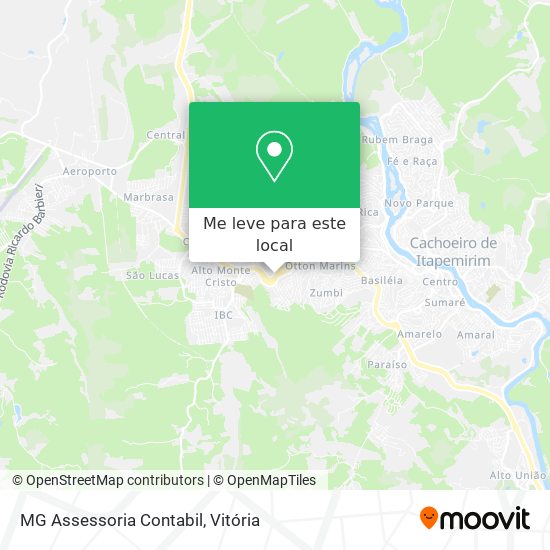 MG Assessoria Contabil mapa
