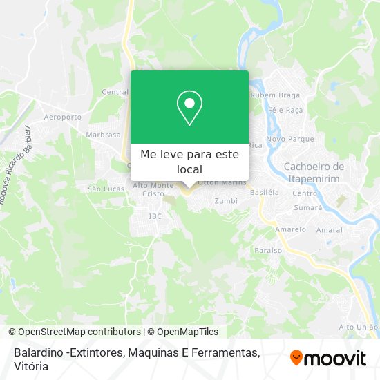 Balardino -Extintores, Maquinas E Ferramentas mapa
