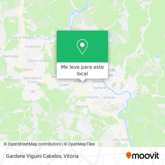 Gardene Viguini Cabelos mapa
