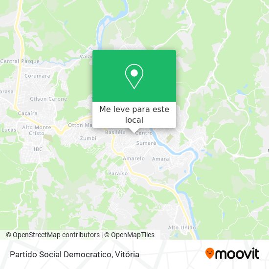 Partido Social Democratico mapa