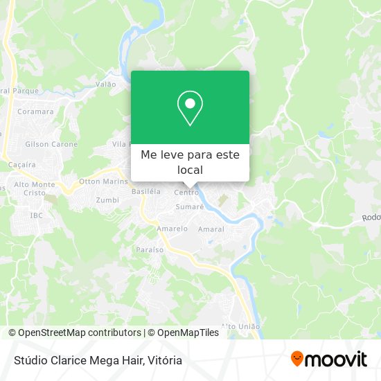 Stúdio Clarice Mega Hair mapa