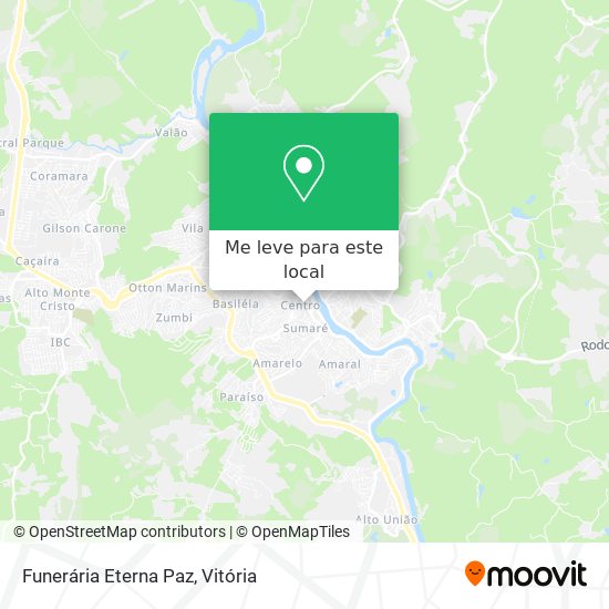 Funerária Eterna Paz mapa