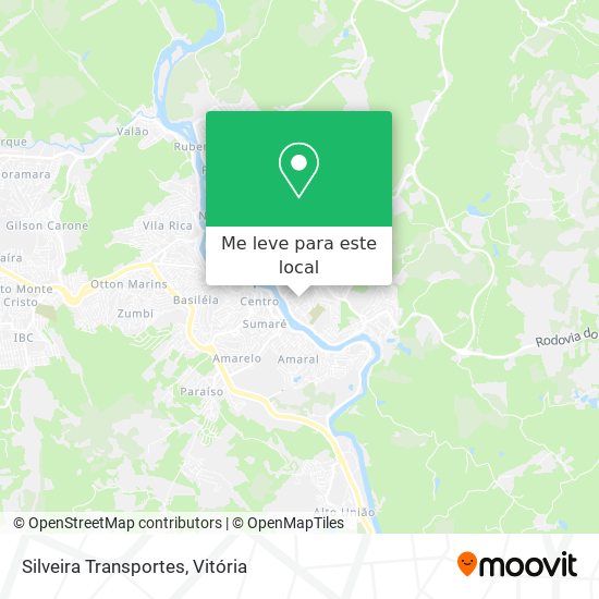 Silveira Transportes mapa