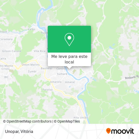 Unopar mapa